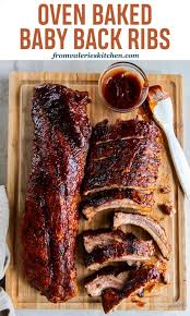 oven baked baby back ribs valerie s