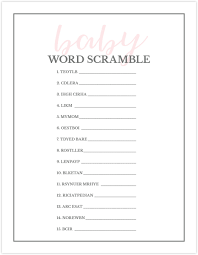 baby shower games by truly ening