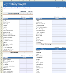 Wedding Planning Spreadsheet Template Magdalene Project Org