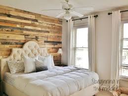 diy pallet accent wall