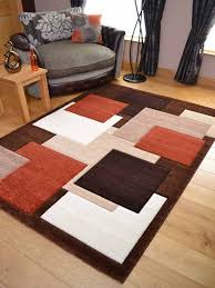 brown burnt orange floor mat rugs