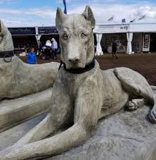 Great Dane Dogs Garden Statues