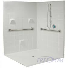 freedom accessible corner shower