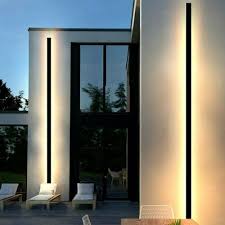 modern led wall lamp long strip porch