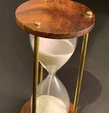 Antique Sand Timer Wooden Hourglass