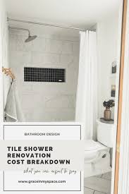 Tile Shower Renovation Cost Break Down
