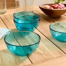 Los Cabos Glass Cereal Bowls Set Of 4