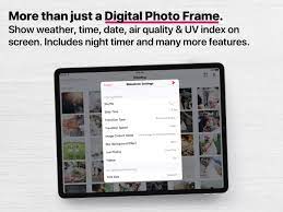 digital photo frame slideshow on the