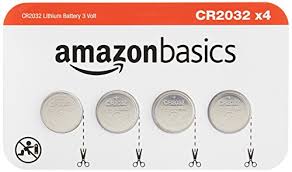 Amazonbasics Cr2032 3 Volt Lithium Coin Cell Battery Pack Of 4