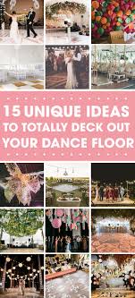 unique wedding dance floor ideas