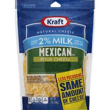 kraft natural finely shredded cheese