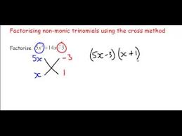 factoring non monic trinomials using