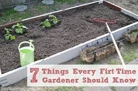 7 Things Every First Time Gardener