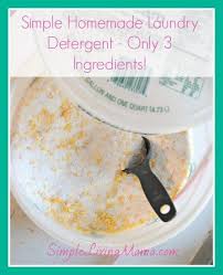 easy homemade laundry detergent only