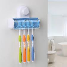 Toothbrush Holder Storage Rack Wall