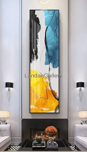 Nordic Abstract Painting 30x150cm Long