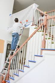 how to paint golden oak stair remodel