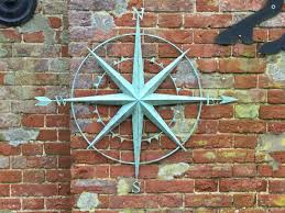 Garden Compass Wall Art In Rustic Aged