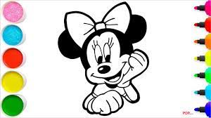 48+ Tranh tô màu chuột Mickey đáng yêu cho bé tập tô