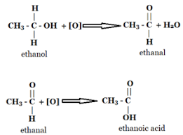 conversion of ethanol to ethanoic acid