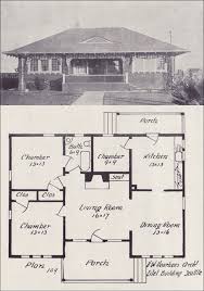 1908 Hip Roofed Bungalow Plan Western