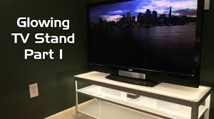 Glowing Tv Stand With Philips Hue Lightstrip Plus Part 1 Youtube