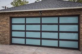 full view aluminum and glass garage doors