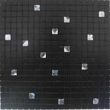 black l and stick wall tiles