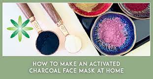 activated charcoal face mask with glue