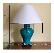 Lampshades What Size And Shape Should