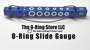 How To Measure An O Ring O Ring Slide Gauge