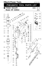 hitachi nt65ma2 parts list pdf