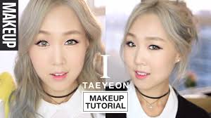 taeyeon i makeup tutorial day to night