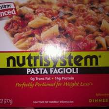 calories in nutrisystem pasta ioli