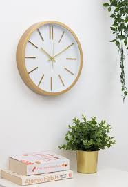 Ont Gold Wall Clock 30cm Timeless