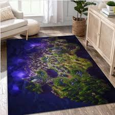 fortnite map video game area rug area