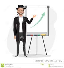 Presentation On Flip Chart Paper Stock Vector Illustration
