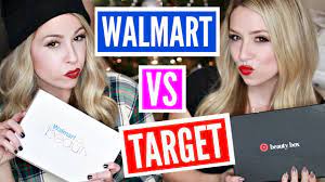 unboxing walmart vs target beauty box