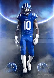 The indianapolis colts helmets are known for the huge numbers on the back, now they will be known for this beautiful f7 blue satin concept helmet. Colts Jersey Colors Off 54 Shuder Org