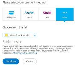 Maybe you would like to learn more about one of these? How Do I Pay By One Off Bank Transfer Skype Support