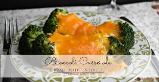 Learn how to make a french onion green bean casserole recipe! Cheesy Broccoli Casserole Recipe Home Made Interest