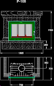 Fireplace Dwg Block For Autocad