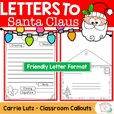 santa friendly letter templates