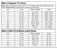 Sizing And Measurement Guidelines Competent Mens Jeans Size