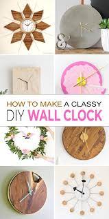 Classy Diy Clock Ideas