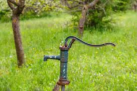 Outdoor Water Faucet Garden Stock Photo