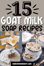 15 fragrant moisturizing goat milk soap