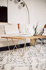Diy Coffee Table With Welded Steel Legs