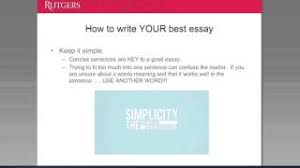 rutgers essay topic      mbaMission
