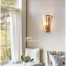 Solid Brass Single Wall Sconce Frosted